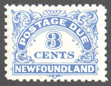 Newfoundland Scott J3 Mint VF (P10.3) - Click Image to Close